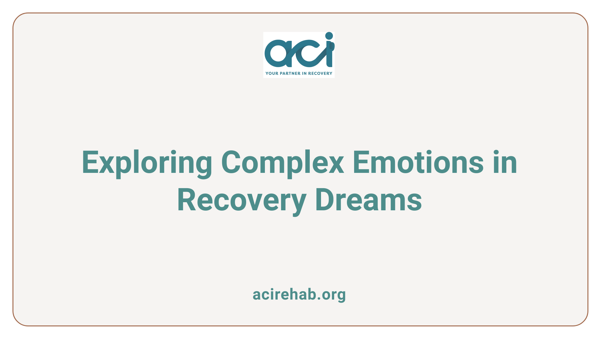 Exploring Complex Emotions in Recovery Dreams