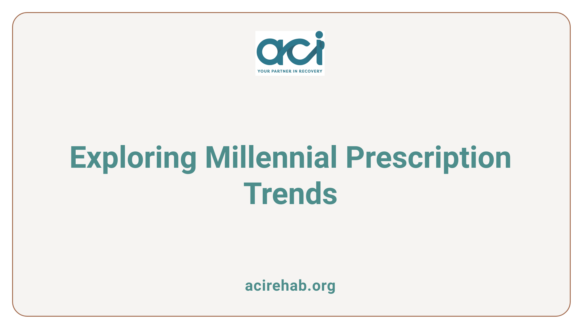 Exploring Millennial Prescription Trends