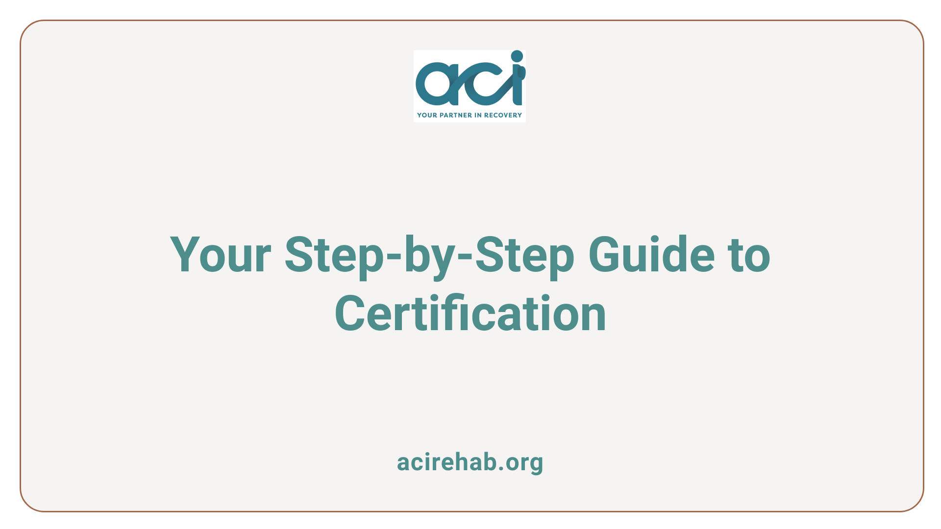 Your Step-by-Step Guide to Certification