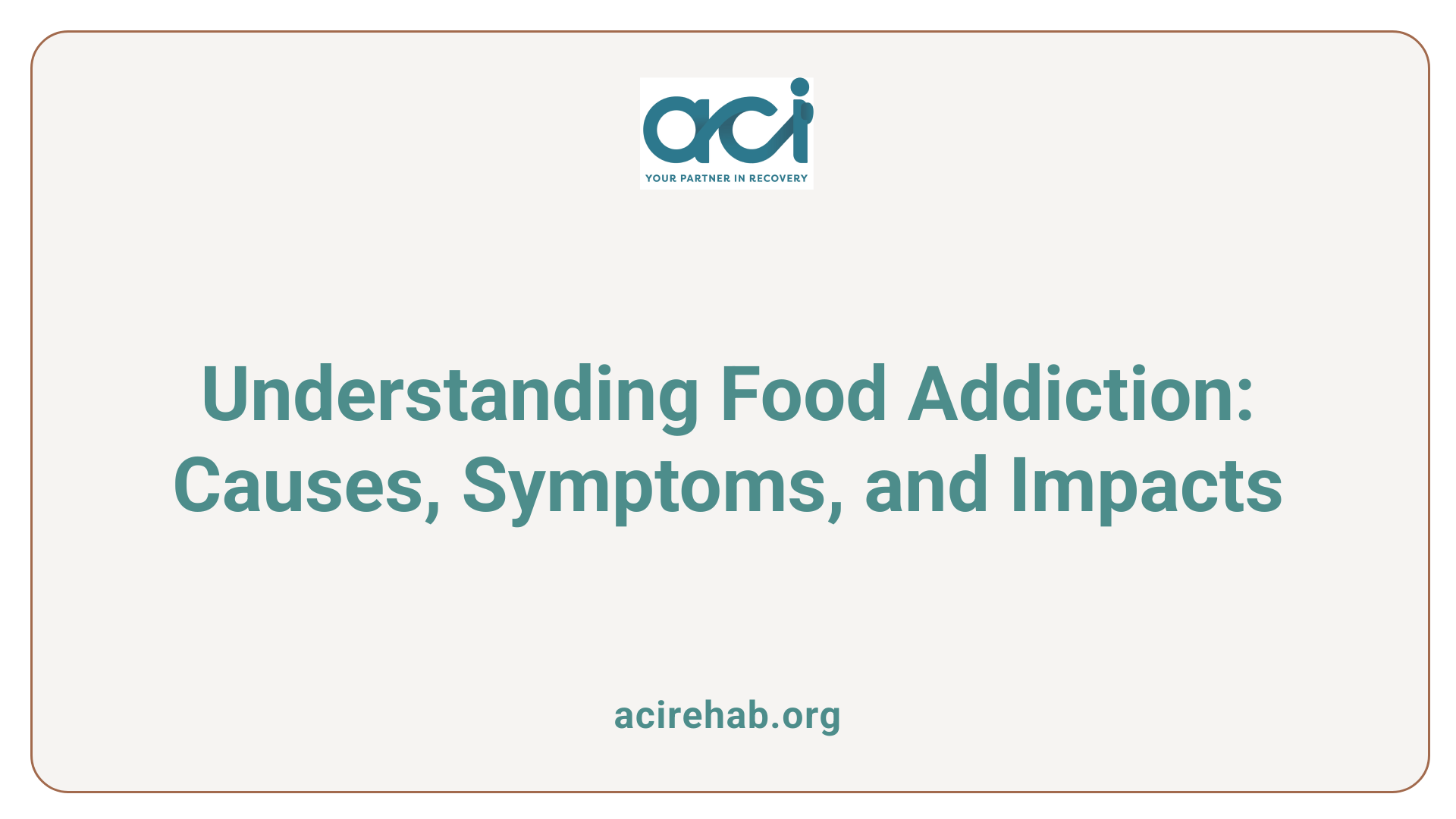 Understanding Food Addiction: Causes, Symptoms, and Impacts