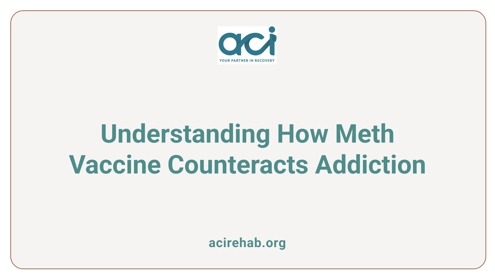 Understanding How Meth Vaccine Counteracts Addiction