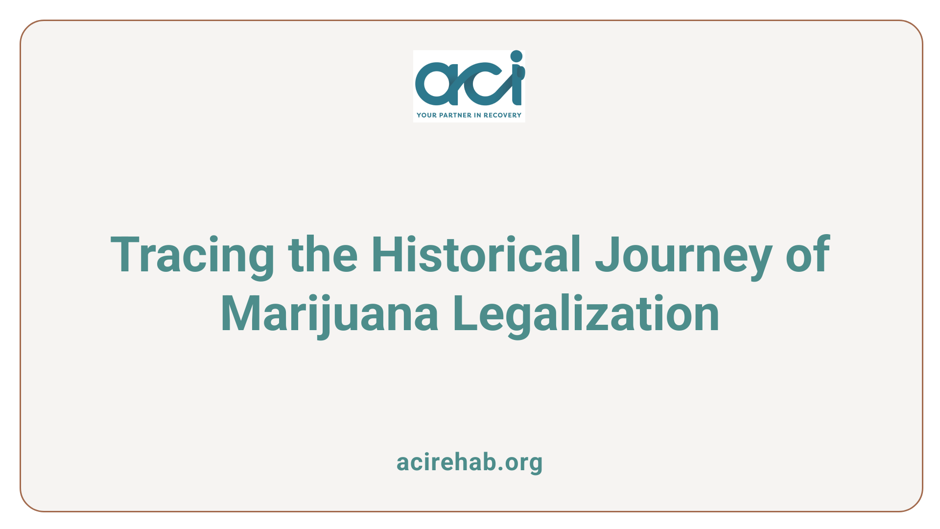 Tracing the Historical Journey of Marijuana Legalization