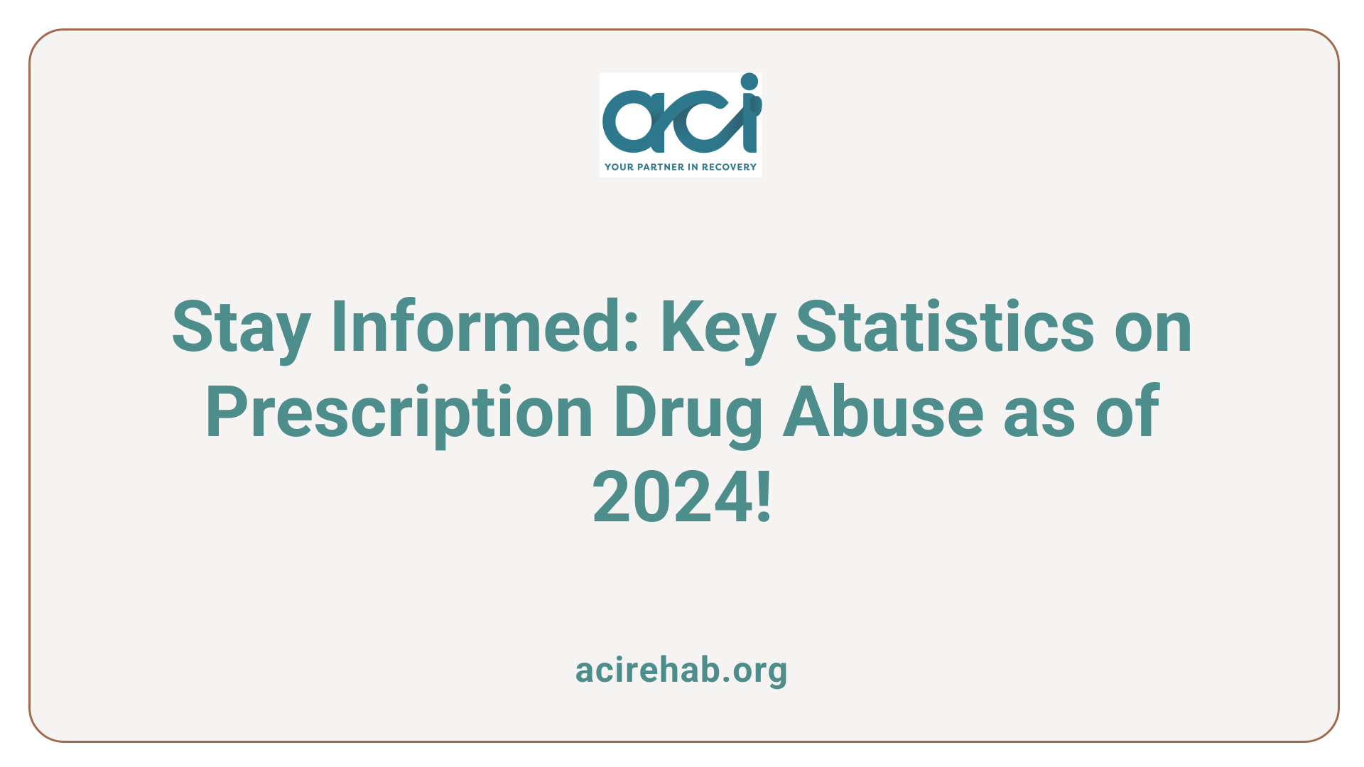 Stay Informed: Key Statistics on Prescription Drug Abuse as of 2024!