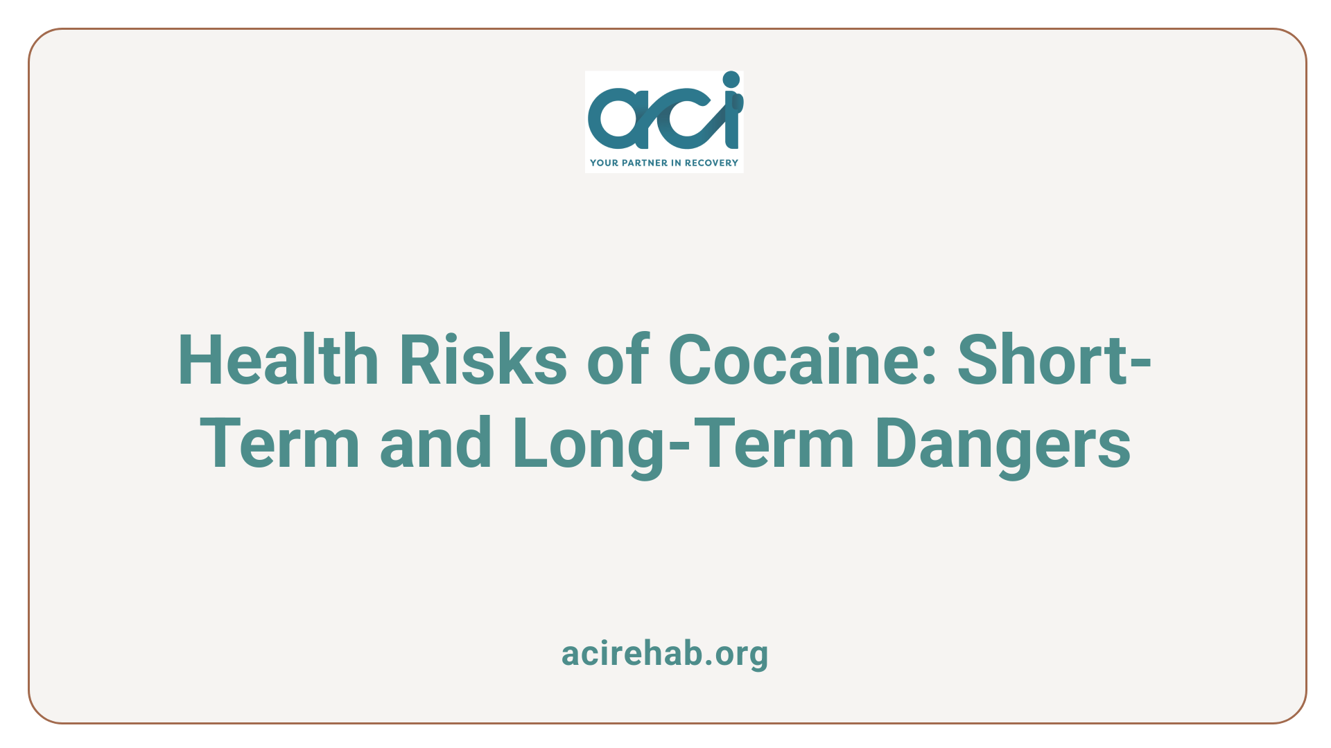 Health Risks of Cocaine: Short-Term and Long-Term Dangers