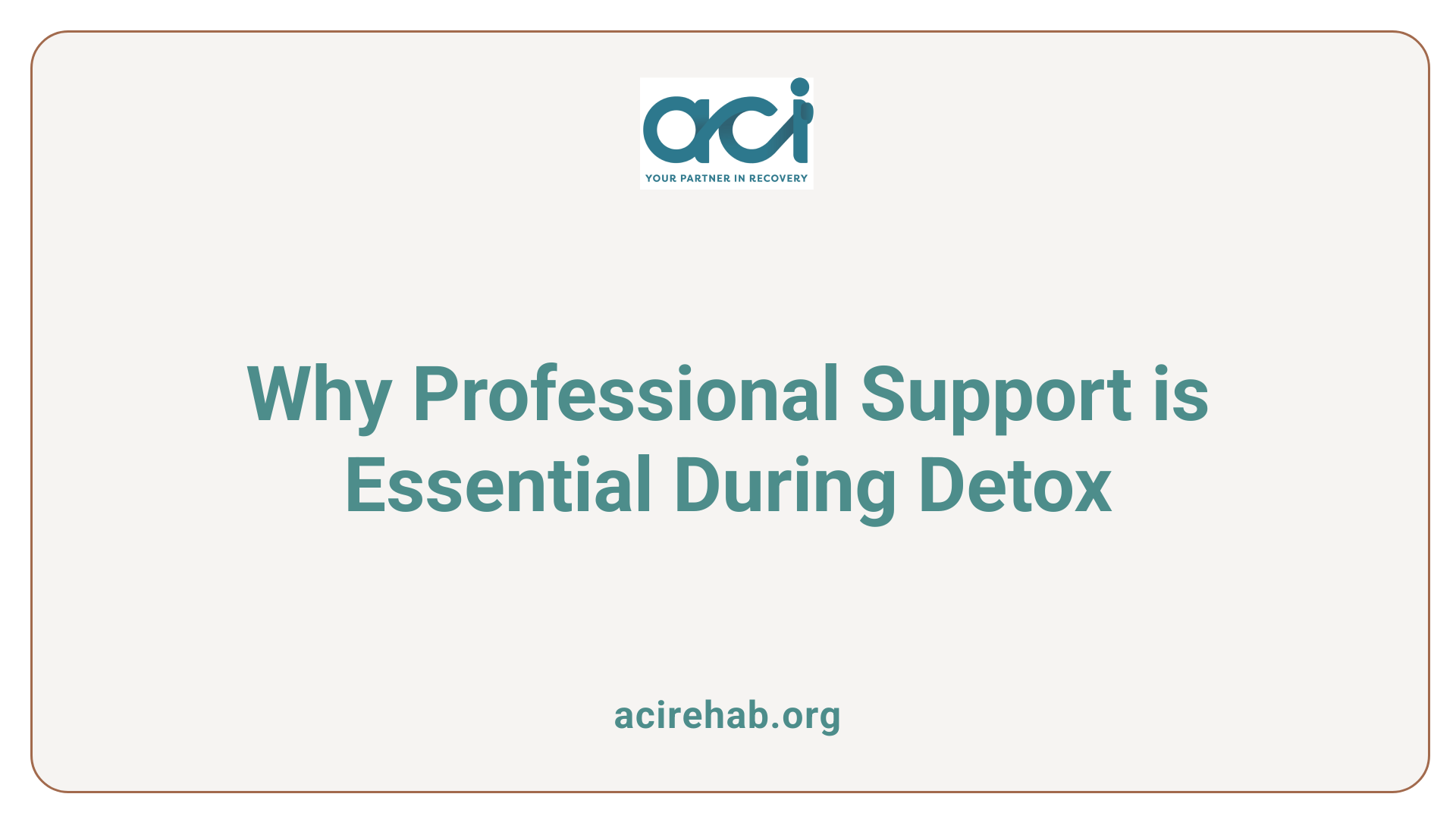 Why Professional Support is Essential During Detox