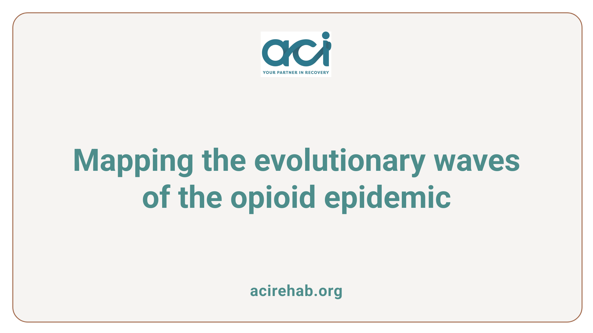 Mapping the evolutionary waves of the opioid epidemic