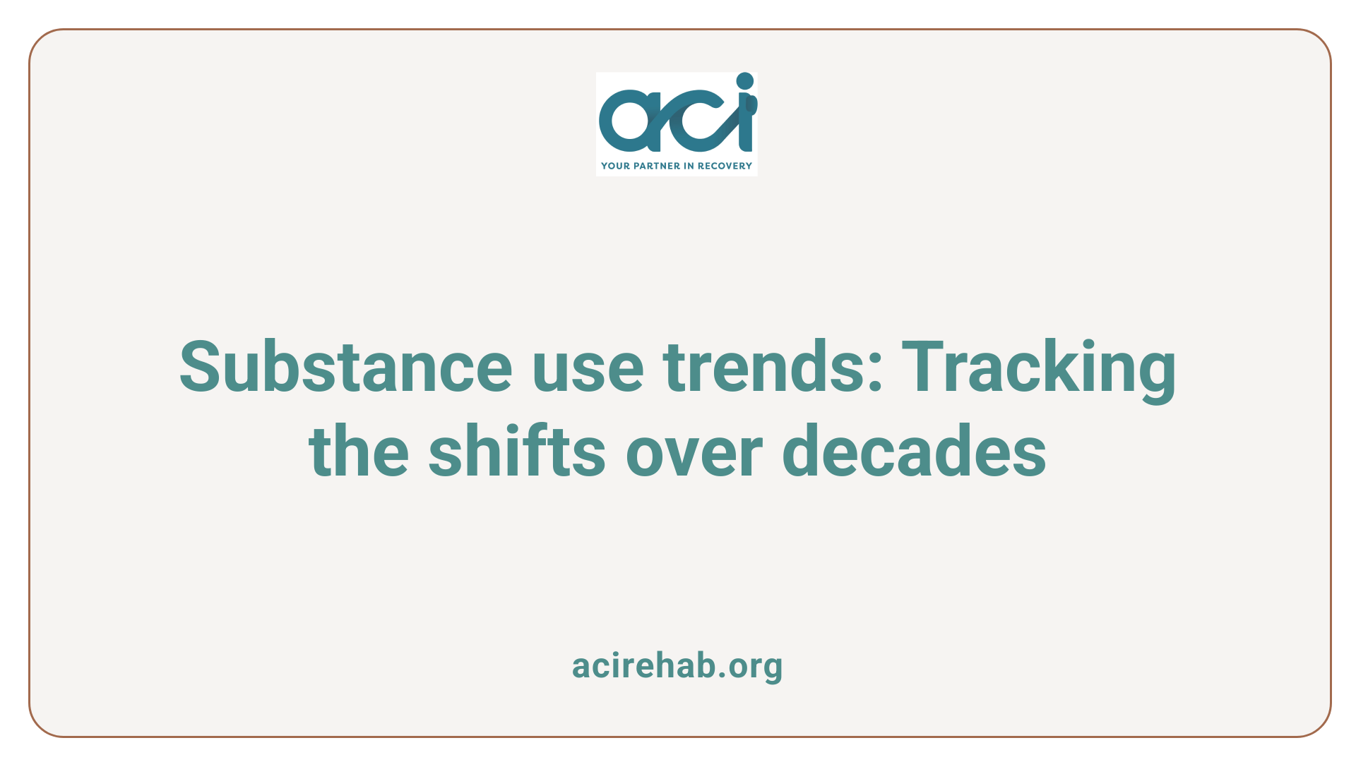 Substance use trends: Tracking the shifts over decades