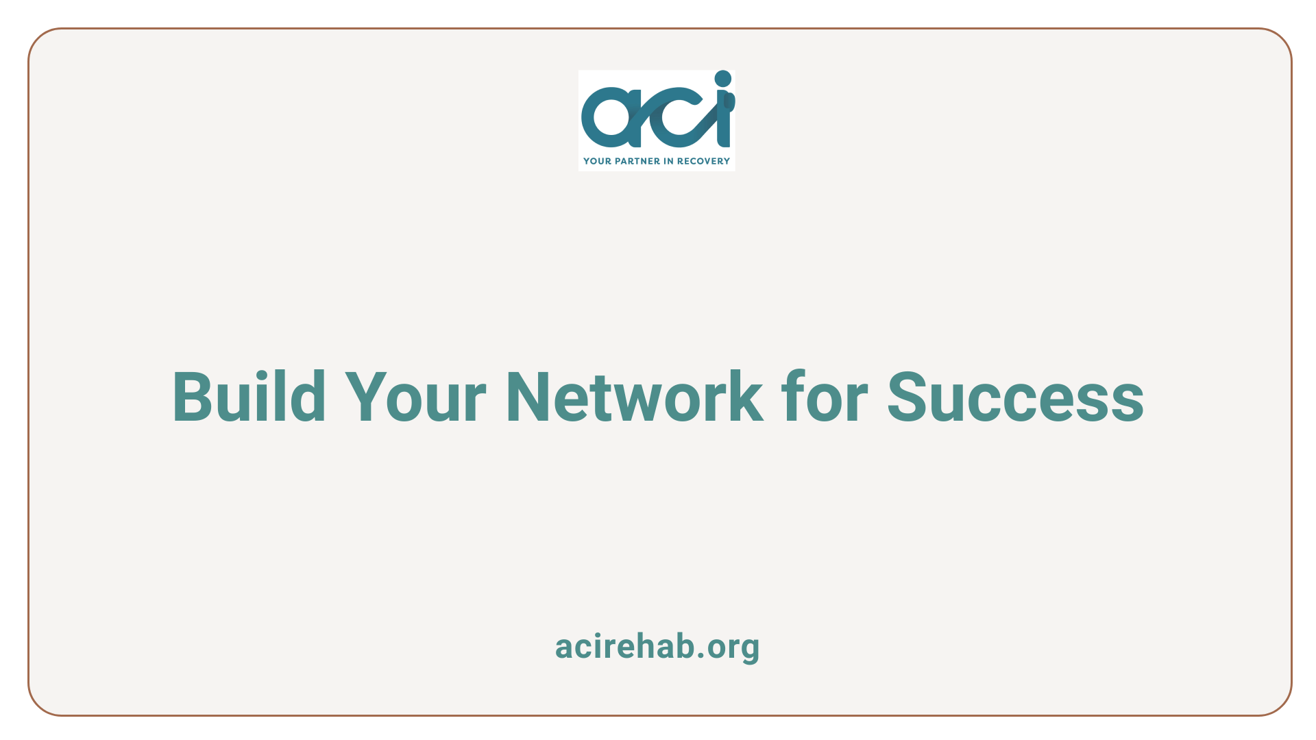 Build Your Network for Success