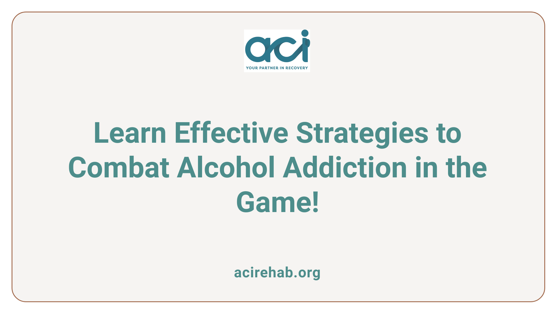 Learn Effective Strategies to Combat Alcohol Addiction in the Game!