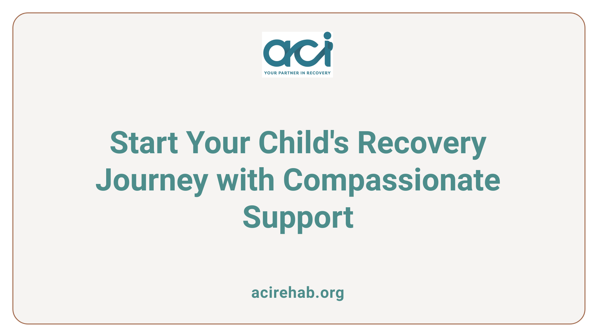 Start Your Child's Recovery Journey with Compassionate Support