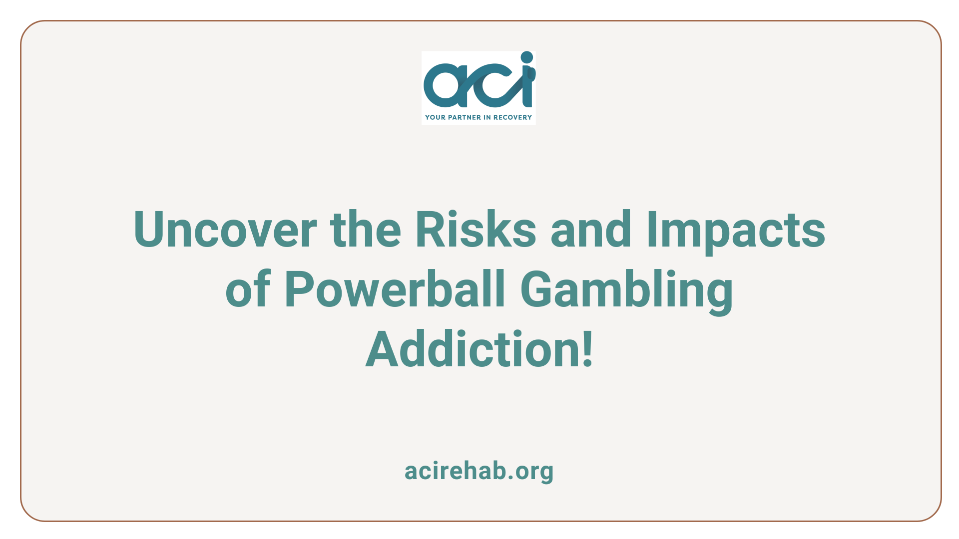 Uncover the Risks and Impacts of Powerball Gambling Addiction!