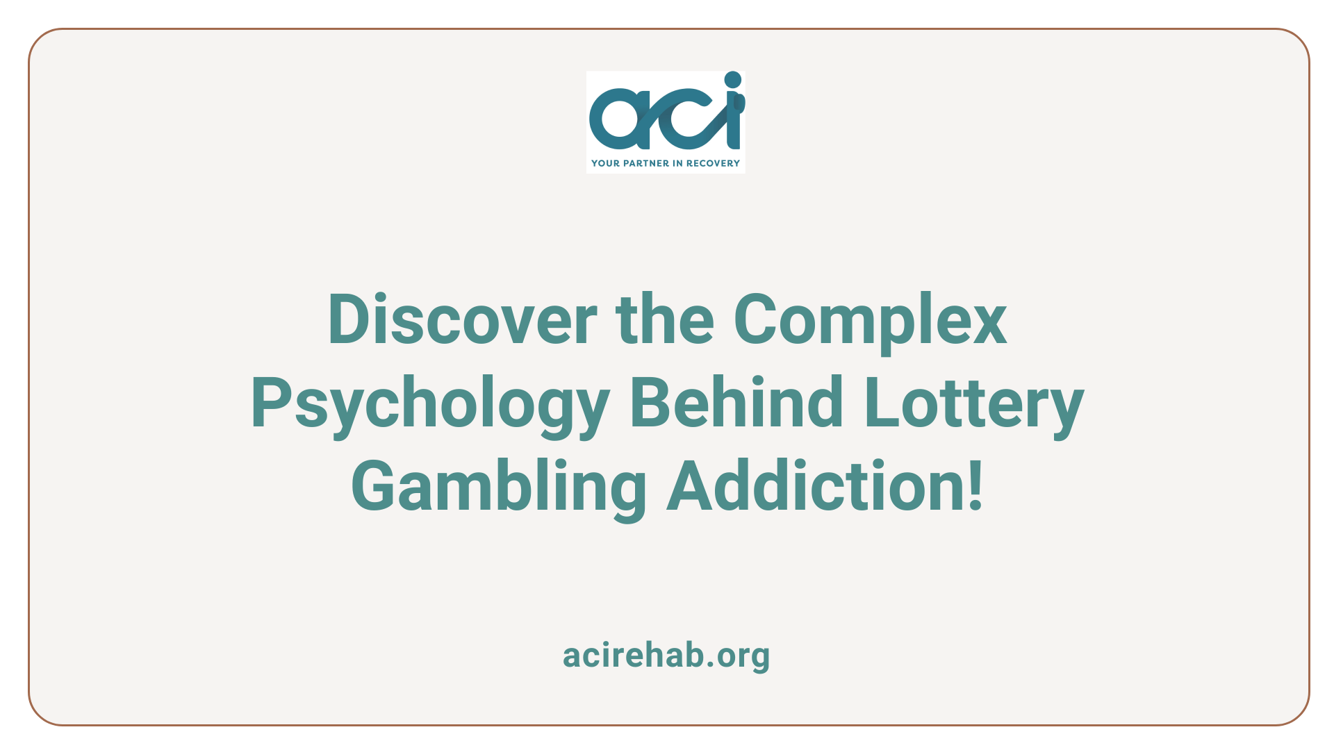 Discover the Complex Psychology Behind Lottery Gambling Addiction!