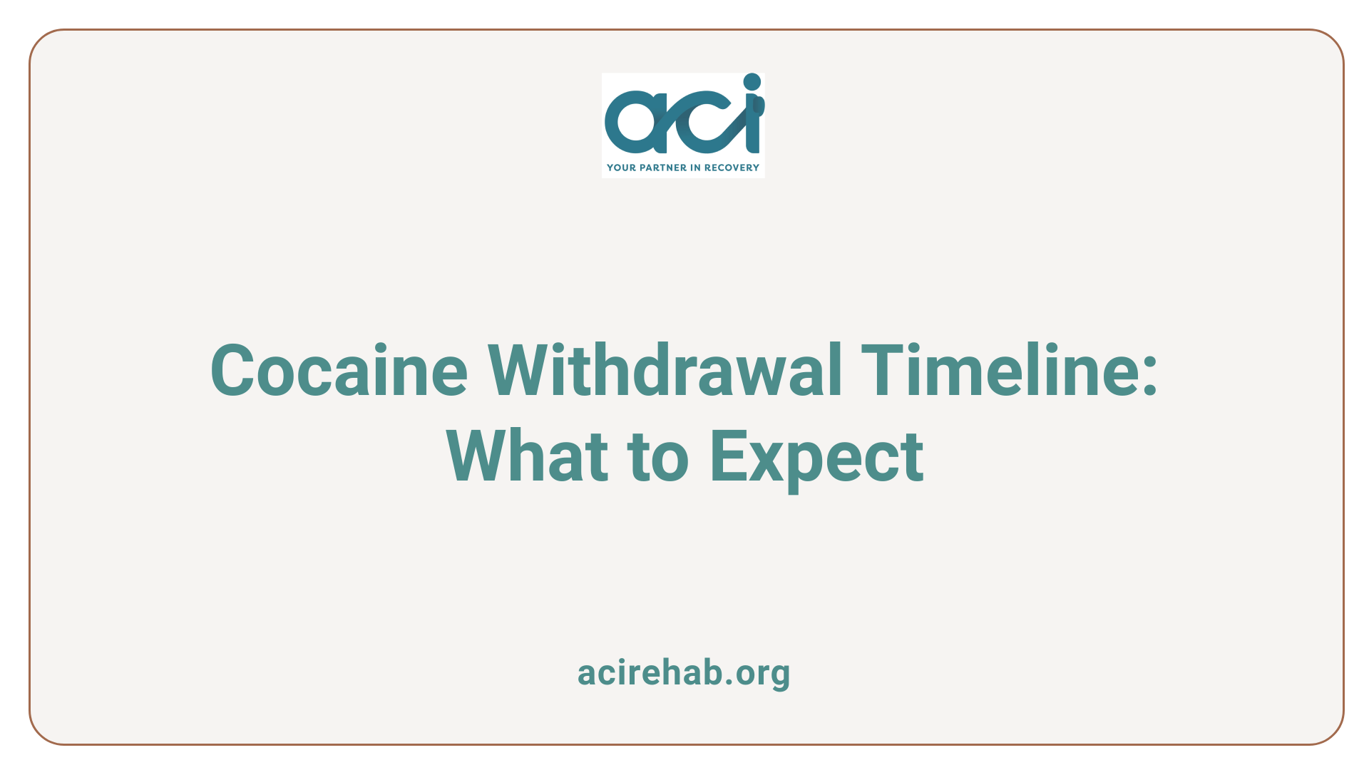 Cocaine Withdrawal Timeline: What to Expect