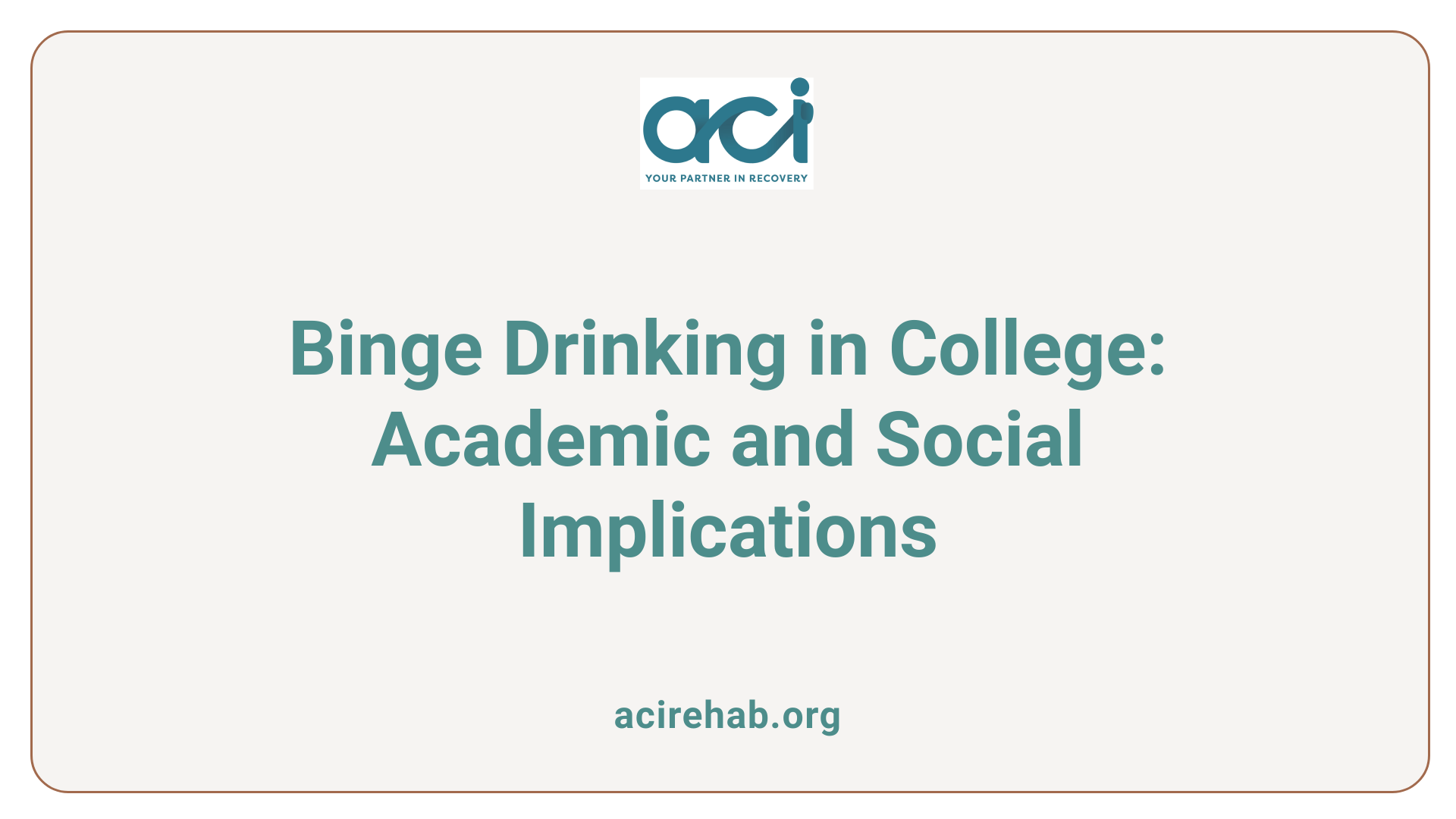 Binge Drinking in College: Academic and Social Implications