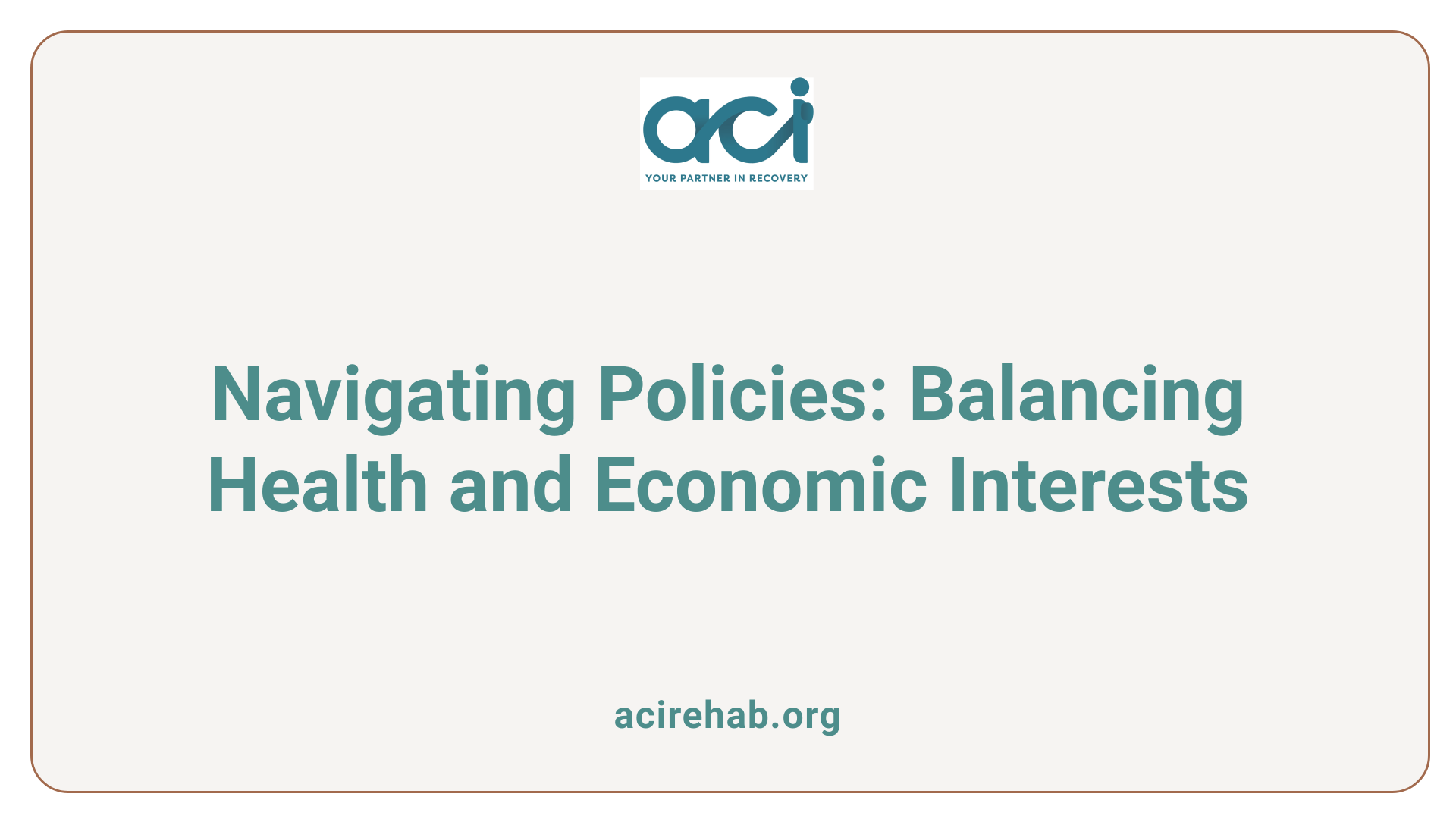 Navigating Policies: Balancing Health and Economic Interests