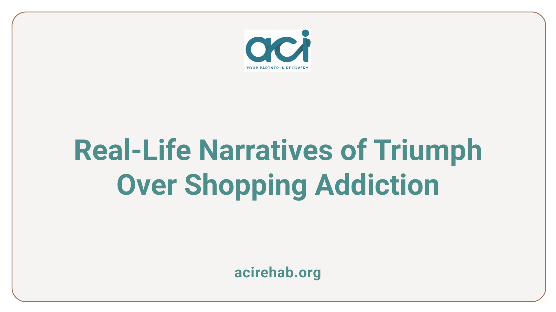 Real-Life Narratives of Triumph Over Shopping Addiction