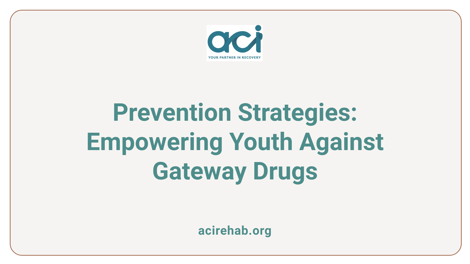 Prevention Strategies: Empowering Youth Against Gateway Drugs