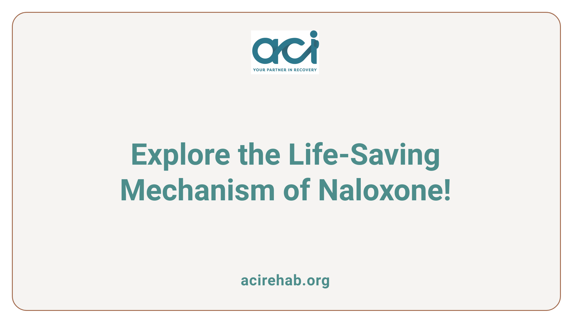 Explore the Life-Saving Mechanism of Naloxone!