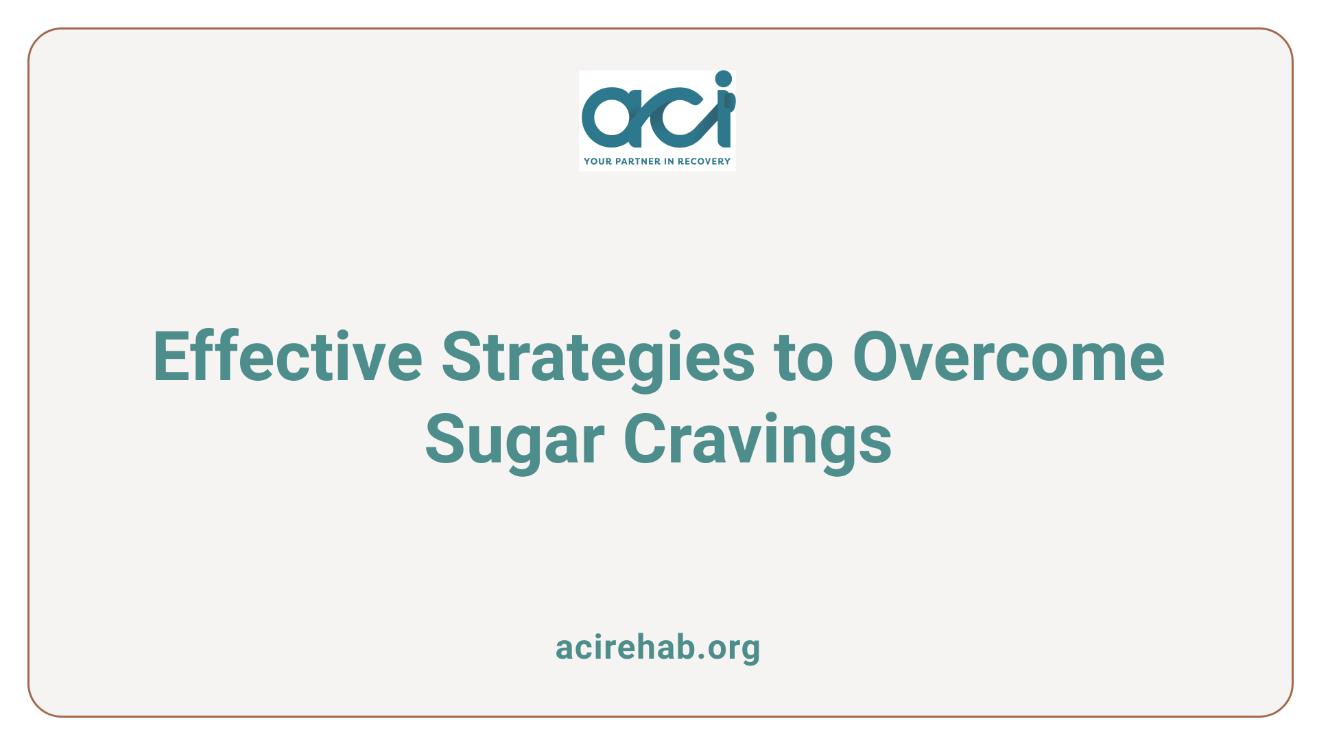 Effective Strategies to Overcome Sugar Cravings