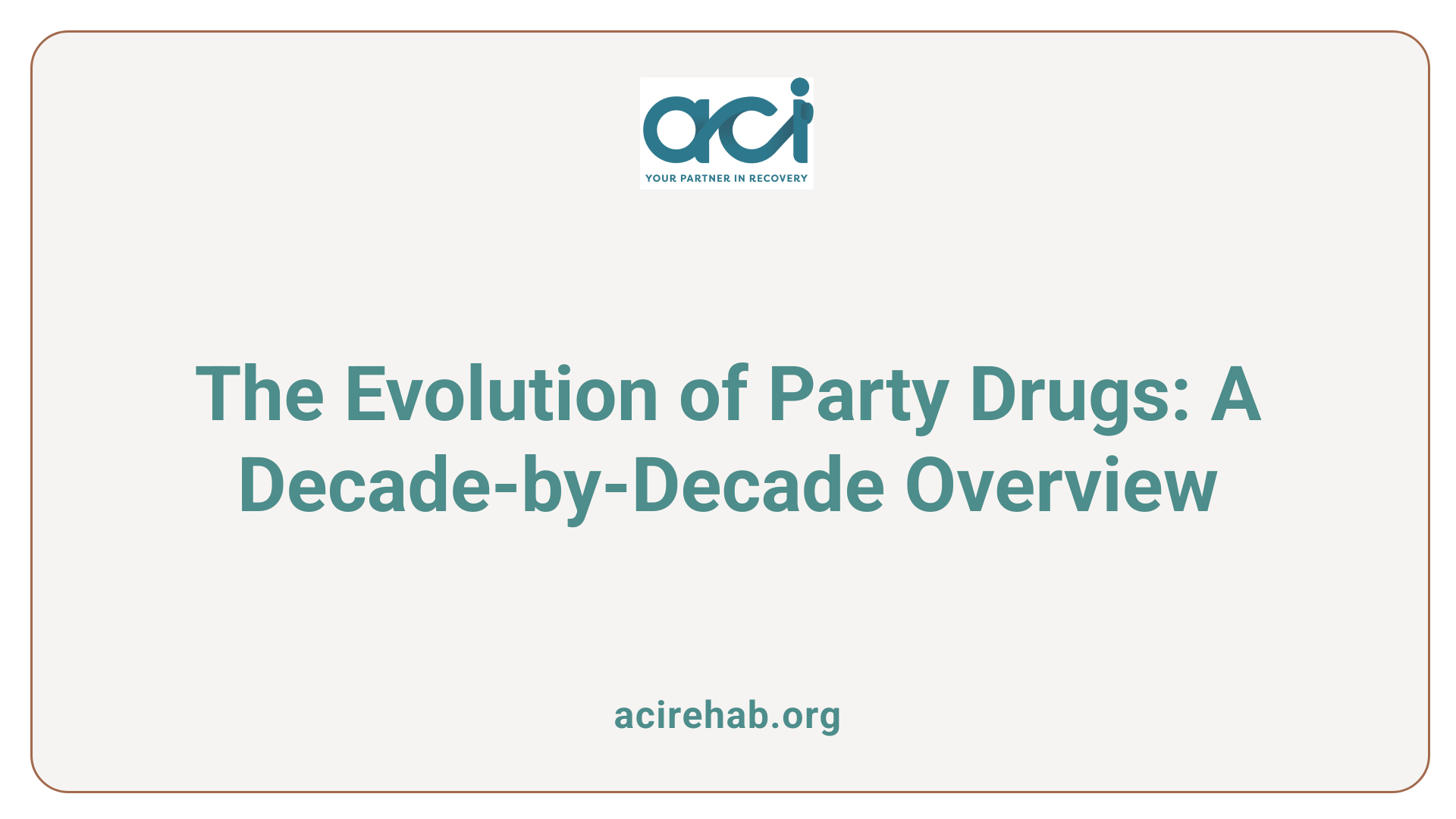 The Evolution of Party Drugs: A Decade-by-Decade Overview