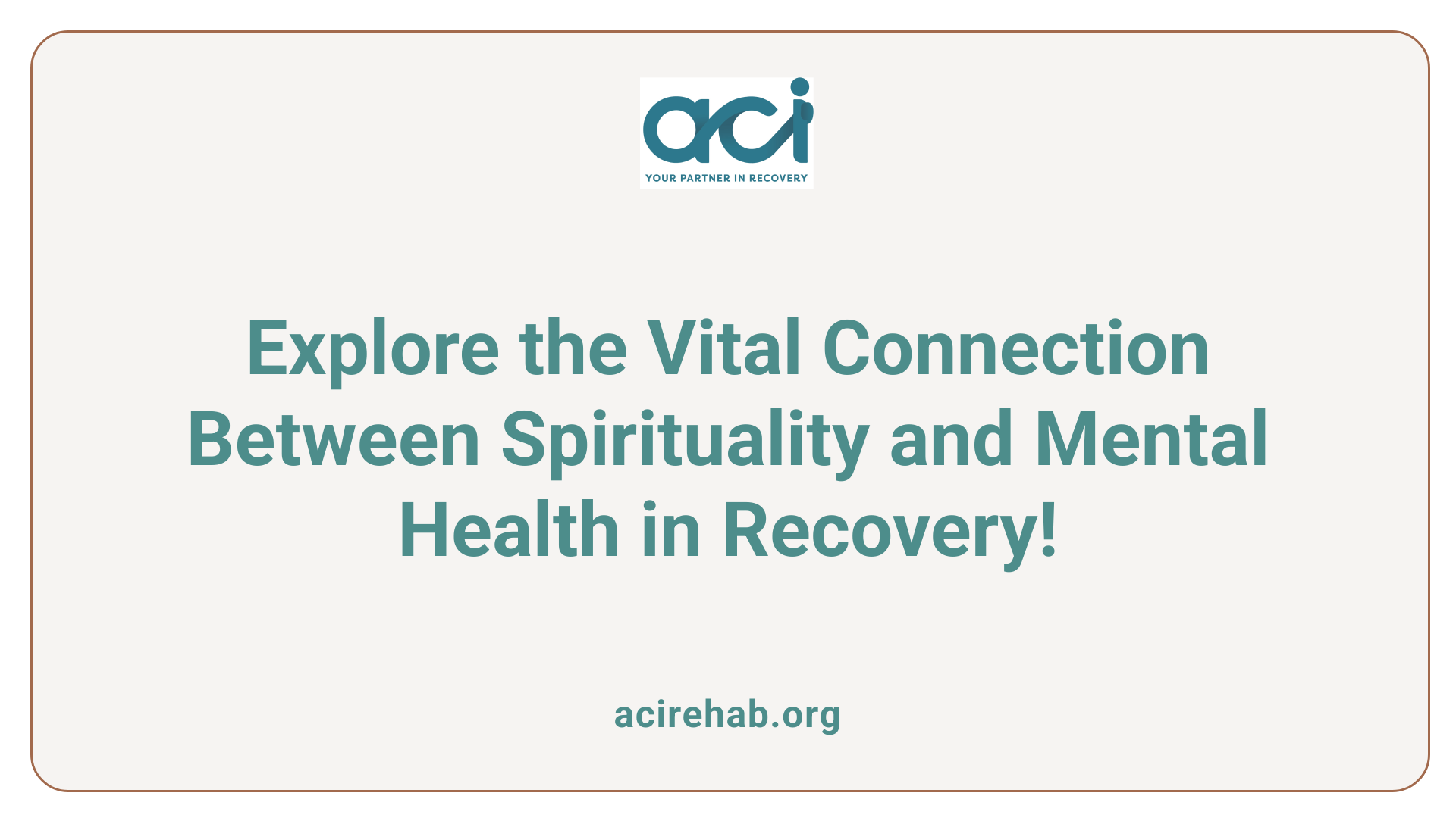 Explore the Vital Connection Between Spirituality and Mental Health in Recovery!